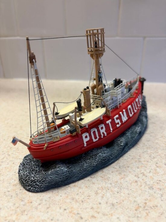 Anchor Bay Other - Vintage HARBOUR LIGHTS ANCHOR BAY GREAT SHIPS -THE PORTSMOUTH- LIGHT VESSEL #101